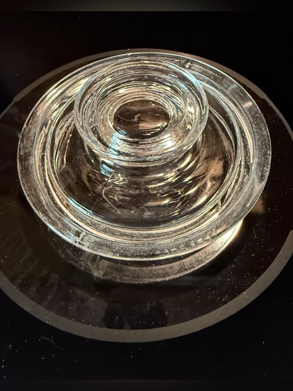 Pyrex Flameware Glass Lid 77-C Only For 4-Cup Coffee Pot Percolator - Excellent